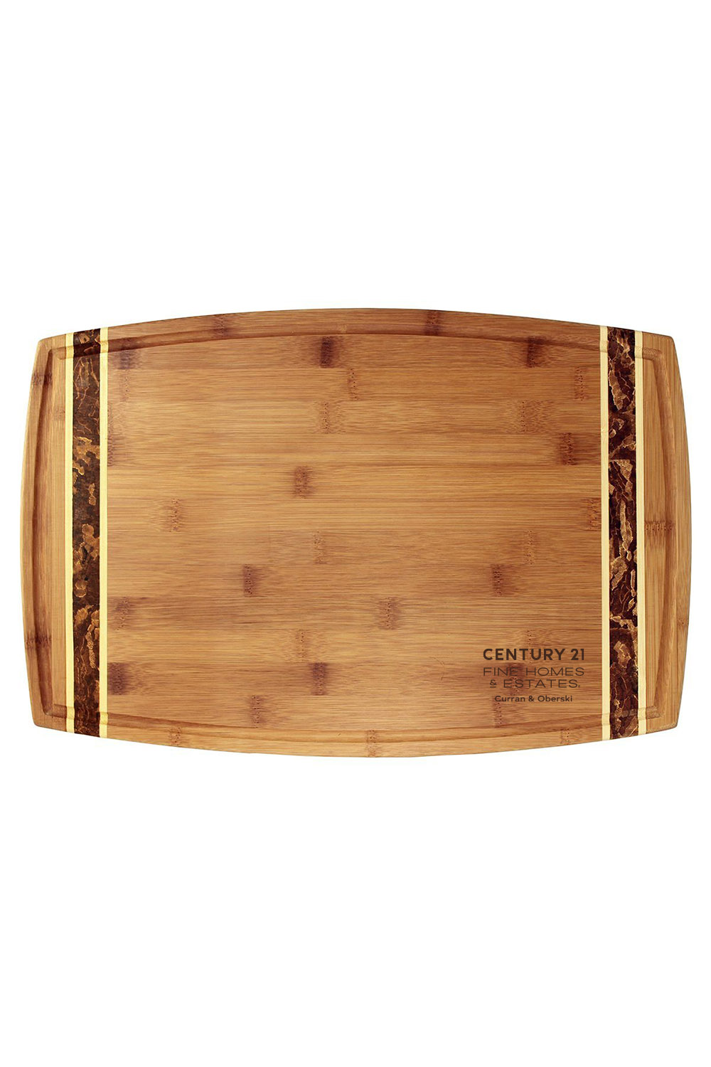 Totally Bamboo Marbled 2 Tone Bamboo Serving And Cutting Board 18″ X 1175″ Century21 Company 