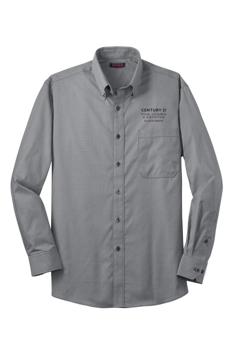 Red House® – Mini-Check Non-Iron Button-Down Shirt – Century21 Company ...